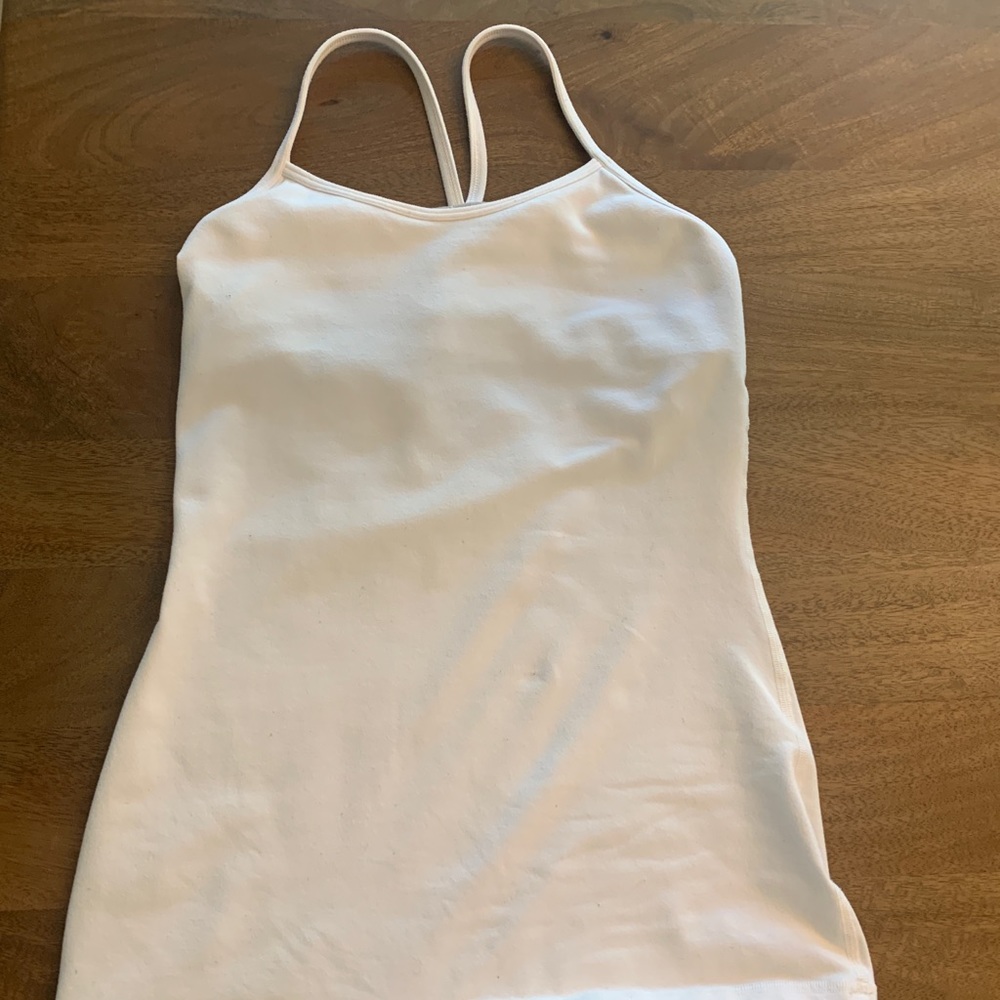 Lululemon white workout tank